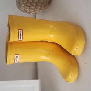 KIDS Yellow Hunter Rain Boots
